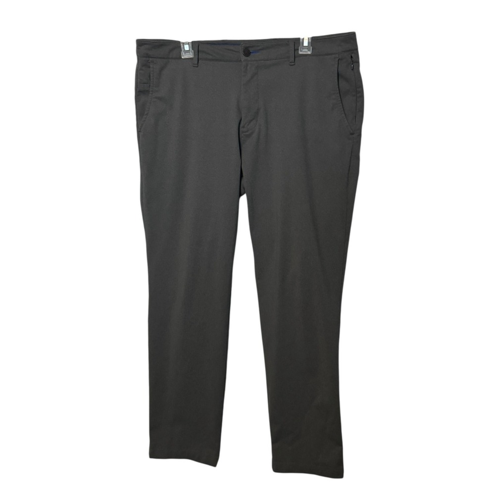 Twillory Performance Pants Mens 36x30 Gray Tailored Fit Chino Trousers Slacks
